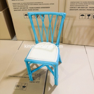 Silla Infantil de Ratán Hecha a Mano de Primera Calidad para Fiestas de Cumpleaños, Bodas, Eventos, Muebles Montessori para Preescolar, Fábrica OEM - Product Image 6