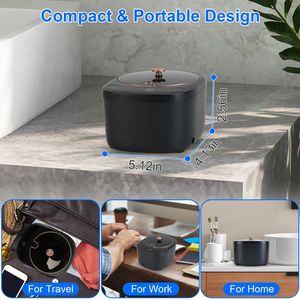 Pulitore a Ultrasuoni 45kHz per Apparecchi Ortodontici, 3 Modalità, Capacità 230ML, Luce UV per Pulizia Dentiere e Attrezzature per il Ripristino dei Denti - Product Image 6