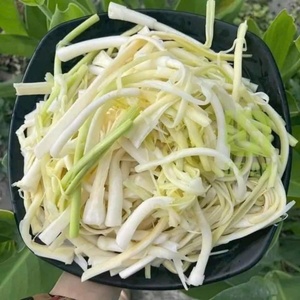 Crunchy <b>Sweet</b> and <b>Sour</b> Pickled Bulrush Stem in Jar Natural Vietnamese Preserved Vegetable - Product Image 5