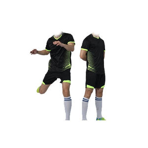 ชุดฟุตบอล เสื้อฟุตบอลแบบกำหนดเอง ชุดกีฬาทีม แขนสั้น ระบายอากาศได้ดี ซับเหงื่อ ไซส์ใหญ่ สำหรับผู้ชาย - Product Image 5