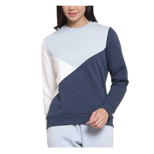 เสื้อสเวตเชิ้ตคอกลมแบบยูนิเซ็กซ์ ตัดต่อสีสัน ทรงปกติ สวมใส่สบายๆ สำหรับฤดูใบไม้ร่วง ผลิตจากผ้าฝ้ายถัก 100% เฟรนช์เทอร์รี่ - Product Image 5