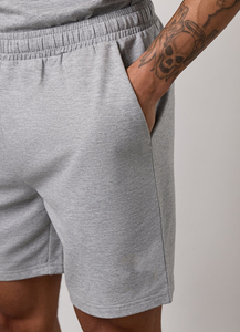 Cotton Terry Shorts Men's Gym Sweat Shorts Casual Joggers <b>Elastic</b> Waist Trousers Hip Hop Shorts Men - Product Image 4