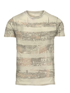 Unisex 100% Cotton <b>T</b>-<b>Shirt</b> High Quality Custom Printed Silk Screen <b>White</b> Fitted Style Knitted Fabric <b>Men's</b> TShirt Pour Hommes - Product Image 5