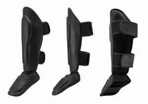 Protège-tibias RX Sports en polyester/coton/EVA – Protection professionnelle pour la boxe, le taekwondo et le MMA – Protections de jambe et de voûte plantaire - Product Image 4