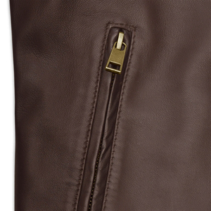 Veste en cuir pour hommes, vestes de motard sur mesure, fournisseur en gros, prix bas, veste d'hiver en cuir, qualité supérieure, respirante - Product Image 5