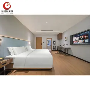CGL modernes Fünf-Sterne-Shanghai Hotel Naturholzfurnier Hotel Schlafzimmer Outlet-Möbel für Projekt