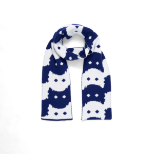 CRAZIGOODS SCACB-0001 Écharpe décontractée tricotée pour filles du Vietnam 100% acrylique écologique 200g Fil teint couleur unie Hiver Unisexe - Product Image 3