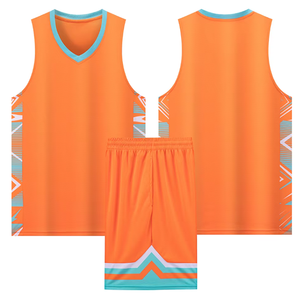 Uniforme de basket-ball personnalisé de haute qualité – Maillot et short d'équipe sublimés 100 % polyester - Product Image 2