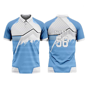 Camiseta de Cricket de Diseño Personalizado Premium, Manga Corta, Sublimación de Bandera, Poliéster Transpirable, Uniforme Deportivo para Hombre, Venta al Por Mayor - Product Image 2