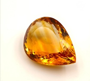 Best Quality Natural Citrine Pear Cut Golden Citrine Gemstone | 67.50 CT Loose <b>Stone</b> with Color Play - Product Image 1