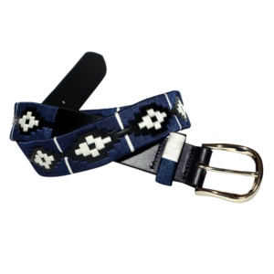 Cinturones de Polo de Cuero Genuino de Alta Calidad para Hombre y Mujer, Cinturones Cosidos Resistentes de Piel de Vaca Auténtica - Product Image 3