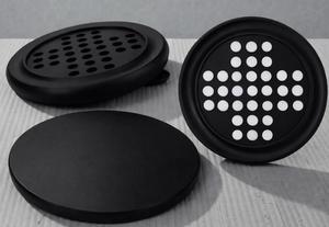 Plateau de jeu de solitaire artisanal en bois de rose avec billes de verre bleues, cadeau de mariage personnalisé pour la maison ou le bureau, design américain, écologique - Product Image 3