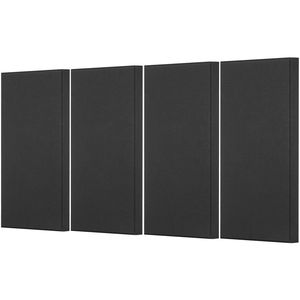 4 Pannelli Acustici Autoadesivi in Fibra di Vetro, Spessore 2 Pollici, 23,6 X 11,8 Pollici, Assorbenti Acustici per Casa o Ufficio - Product Image 1