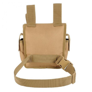 Tactical Cotton/Nylon/Polyester Comfortable Drop Leg <b>Bag</b> <b>Molle</b> Pouch Coyote Brown Utility Thigh Pack Adjustable Straps Multiple - Product Image 2