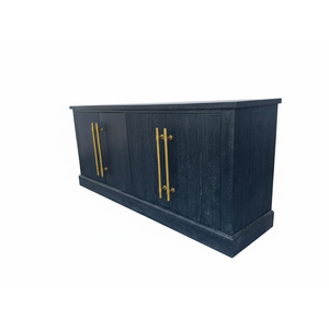 PKP Modern Vietnam Durable MDF Veneer Oak Sideboard-S Black Oak with 1-Year Warranty Eco-Friendly <b>Kitchen</b> <b>Furniture</b> - Product Image 3
