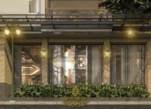 Toldo de Hierro Europeo KHP con Techo de Vidrio, Impermeable, para Exteriores, para Entrada de Villa, Hotel, Decorativo, Metálico, con 5 Años de Garantía - Product Image 5