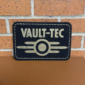 Custom Leather Labels for Hats Jackets Bags with <b>Adhesive</b> Back Engraved Logo Durable Apparel Branding Patches - Product Image 1