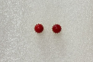 RAY FINE ORNATES Small Gemstone <b>Stud</b> <b>Earrings</b> Pearl Coral <b>Turquoise</b> Unisex IGI Certified Trendy Gift for Her - Product Image 2