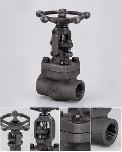Vanne à soupape en acier forgé 1 POUCE, manuelle, filetée, pour coupure de tuyauterie DN15 DN50 150LB 1500LB pour pipeline industriel - Product Image 1