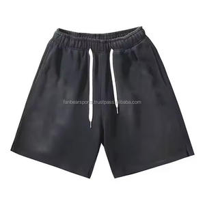 Pantalones Cortos de Verano para Hombre, con Logotipo Bordado Personalizado, de Alta Calidad, Estilo Vintage, 100% Algodón, Lavado Ácido - Product Image 5