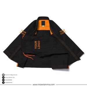 Kimono de Jiu-Jitsu personnalisé de haute qualité, broderie personnalisée, tissage perlé, 100% coton, pour arts martiaux. - Product Image 3