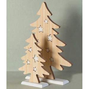 Elegant MDF and <b>Wooden</b> <b>Christmas</b> <b>Tree</b> Decoration for Holiday Interiors - Product Image 6