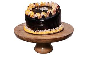 ฐานวางเค้กไม้ทรงกลม ดีไซน์เรียบหรู ฐานกว้างมั่นคง จานเสิร์ฟเค้กสวยงามสำหรับโชว์เค้ก คัพเค้ก และมัฟฟิน - Product Image 4