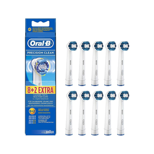 Recharges de brosses à dents électriques, lot de 10, pour une élimination améliorée de la plaque dentaire Oral-B CrossAction et une expérience d'haleine fraîche - Product Image 1