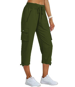 Pantalon Capri Décontracté Coupe Droite pour Femme, Léger et Respirant, de Haute Qualité, Idéal pour l'Extérieur, avec Logo Personnalisé - Product Image 5