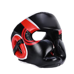 Protège-tête de boxe professionnel personnalisé en cuir véritable, très demandé - Product Image 2