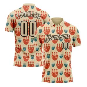 Camiseta de Golf Sublimada Vintage con Nombre/Número de Equipo Personalizado, MOQ Bajo, Manga Corta, Transpirable, Poliéster, Jersey 4-Way - Product Image 1