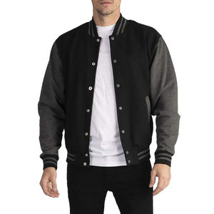 Veste varsity élégante pour homme, imprimée sur mesure avec un design tendance, taille confortable pour l'hiver, prix bas. - Product Image 1