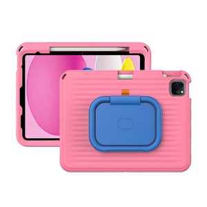 Étui pour <span class=keywords><strong>iPad</strong></span> en mousse EVA robuste HGD 10.2 2019/2020/2021, étui pour <span class=keywords><strong>iPad</strong></span> <span class=keywords><strong>Air</strong></span> 3 10.5 Pro 10.5 avec porte-stylo et béquille, fabrication d'usine - Product Image 5