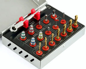 Kit de Taladro Dental con Llaves de Trinquete, Instrumentos Completos con Certificación CE, Incluye Pines Paralelos para Cirugía de Implantes - Product Image 6