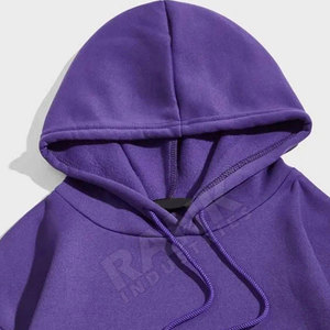 Sweat-shirts pour hommes de couleur unie, légers, prix bas, design personnalisé, vente en gros, OEM, directement de l'usine, décontractés, en polaire, pour l'hiver - Product Image 3