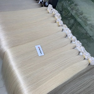 <b>Top</b> Trending Vietnamese Raw Human Hair 20-30 Inch Straight Silky Wefts Super Double Drawn <b>Top</b> Choice for Quality No Shedding - Product Image 1