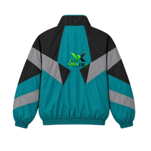Chaqueta Bomber Cortavientos VANTEX SPORTS para Mujer, Color Rosa con Bloques de Color, Cuello Alto, Cierre de Cremallera, Estilo Retro Y2K, Ligera, de Poliéster - Product Image 6