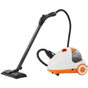 2000W macchina per la pulizia multiuso di rotolamento grande serbatoio di acqua 51 oz 27 accessori per uso domestico pulitore a vapore - Product Image 1