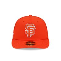 Casquette de baseball orange des Giants de San Francisco, 6 panneaux, ajustée, avec logo brodé, pour adultes, unisexe, usage décontracté