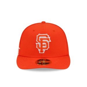 Casquette de baseball orange des Giants de San Francisco, 6 panneaux, ajustée, avec logo brodé, pour adultes, unisexe, usage décontracté - Product Image 1