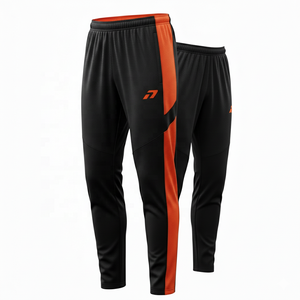 Pantalon de survêtement de gymnastique pour hommes, décontracté, rond, élastique, tricoté, vêtements d'entraînement sportif - Product Image 2