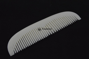 หวีผมหรูหรา Tradebyd ทำจากกระดูก ทำด้วยมือ ช่วยสางผมไม่พันกัน ให้ผมเรียบลื่น อุปกรณ์ดูแลเส้นผมระดับพรีเมียม - Product Image 2