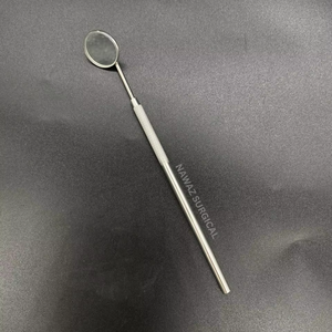 Espejo Dental Manual de Acero Inoxidable de Alta Calidad, Tamaño 4 |   Espejo Dental de Un Solo Uso |   Dental Personalizado con Certificación CE - Product Image 1