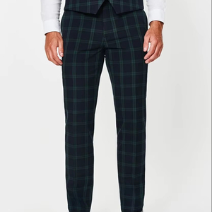 Nouveau pantalon de costume tendance printemps-automne 2026 pour hommes et femmes, coupe droite, taille haute, pantalon habillé ajusté - Product Image 1