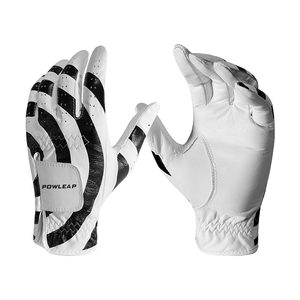 Gants de golf pour hommes en cuir Cabretta, élégants et personnalisés, à doigts entiers, imperméables et coupe-vent, avec étiquettes personnalisées pour le sport - Product Image 4