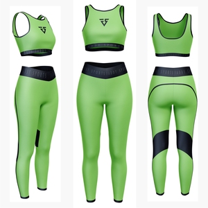 Seamless Yoga Set 2 Piece Workout Outfits for Women Gym Clothing High Waist Leggings Sports Bra Fitness Activewear Sportswear - Product Image 4