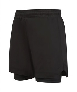 Men's 2-in-1 <b>Hybrid</b> Fight <b>Shorts</b> BJJ <b>Shorts</b> Gym <b>Shorts</b> MMA <b>Shorts</b> with Built-in Compression Inner Layer - Product Image 4