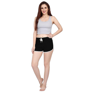 Shorts Personalizados para Mujer, Cintura Alta, Shorts de Verano, Fabricante OEM, Logotipo Personalizado, Proveedor Mayorista para Minoristas de Moda - Product Image 2