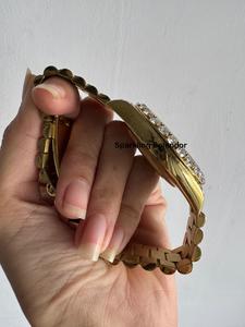 Reloj de pulsera para hombre con diamantes de moissanita y baño de oro, de acero inoxidable, mecánico, analógico, a precio de mayoreo. - Product Image 5