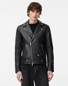 <b>Men</b> Genuine <b>Leather</b> Biker <b>Jacket</b> Slim Fit Moto Rider Coat Custom Premium Fashion Streetwear Outerwear Designer Casual Wear - Product Image 2